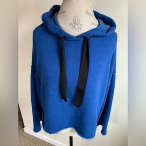 Alala Royal Blue Hoodie with Black Drawstrings